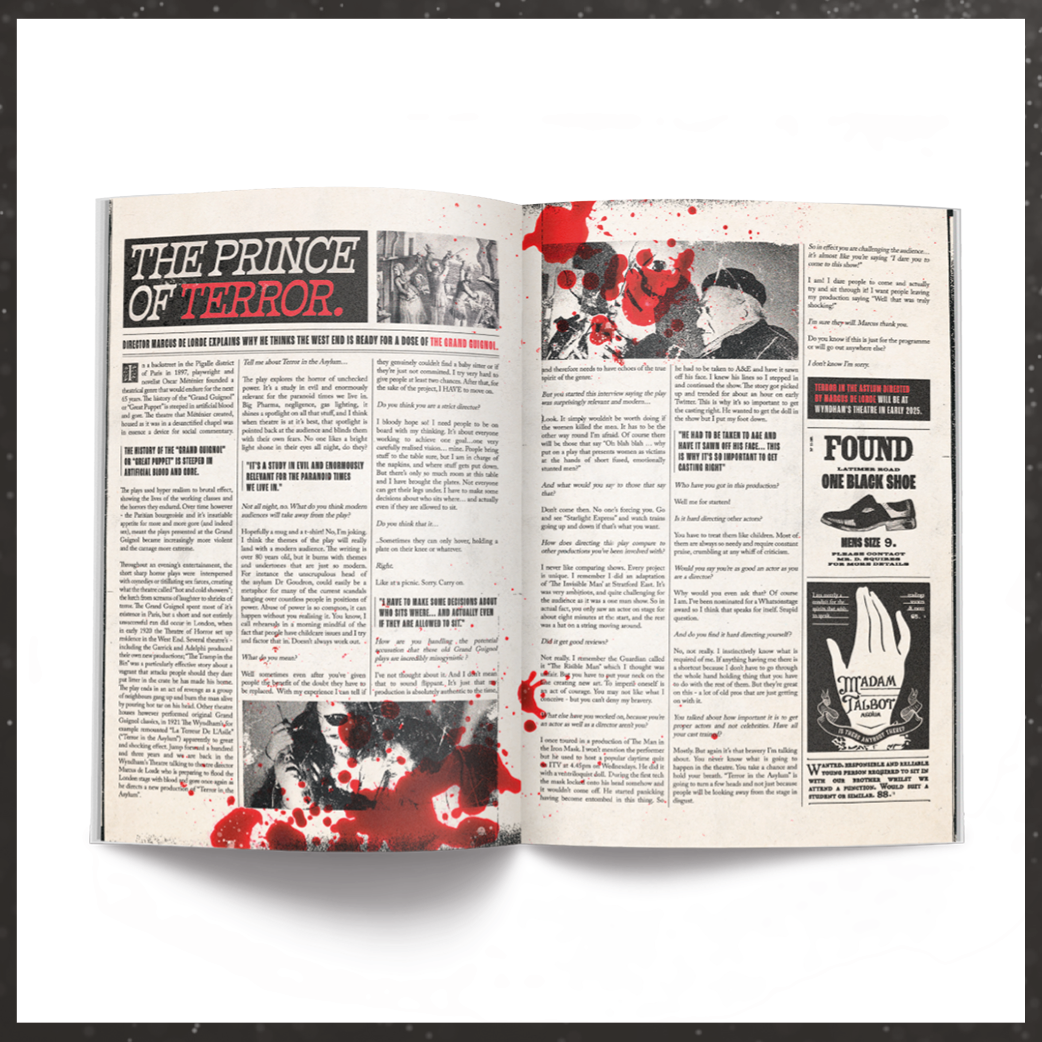 Stage Fright - Souvenir Programme [Pre-Order]