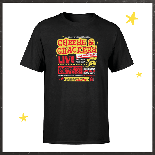 Cheese & Crackers LIVE T-Shirt [Black]