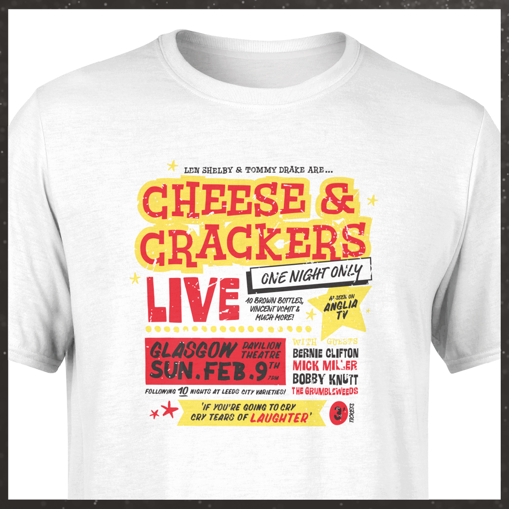 Cheese & Crackers LIVE T-Shirt [White]