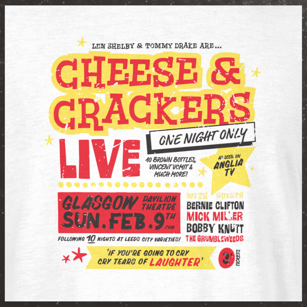 Cheese & Crackers LIVE T-Shirt [White]